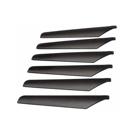 Piece for Hughes 500 blades B electric helicopter (6 parts) | Scientific-MHD