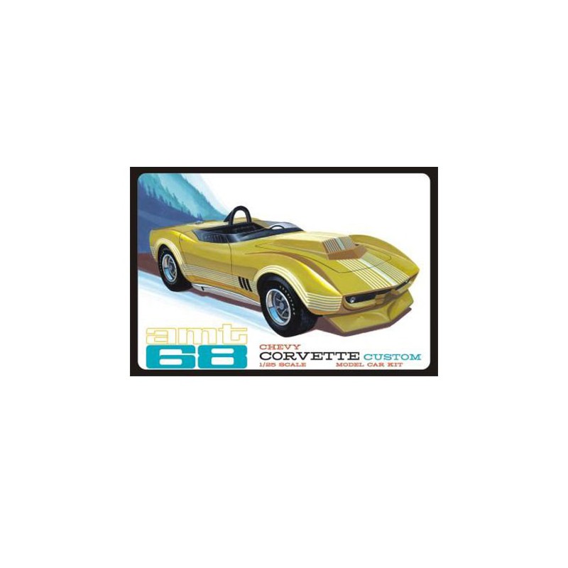 Chevy Corvette Custom 1968 1/25 plastic car cover | Scientific-MHD