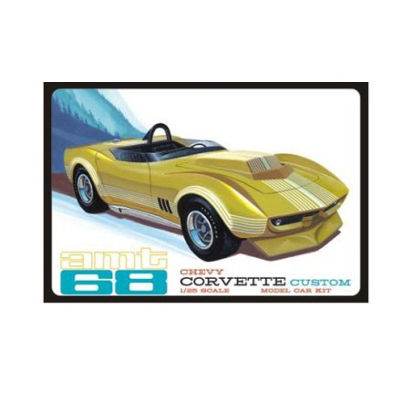 Chevy Corvette Custom 1968 1/25 plastic car cover | Scientific-MHD Chevy Corvette Custom 1968 1/25 plastic car cover | Scientific-MHD