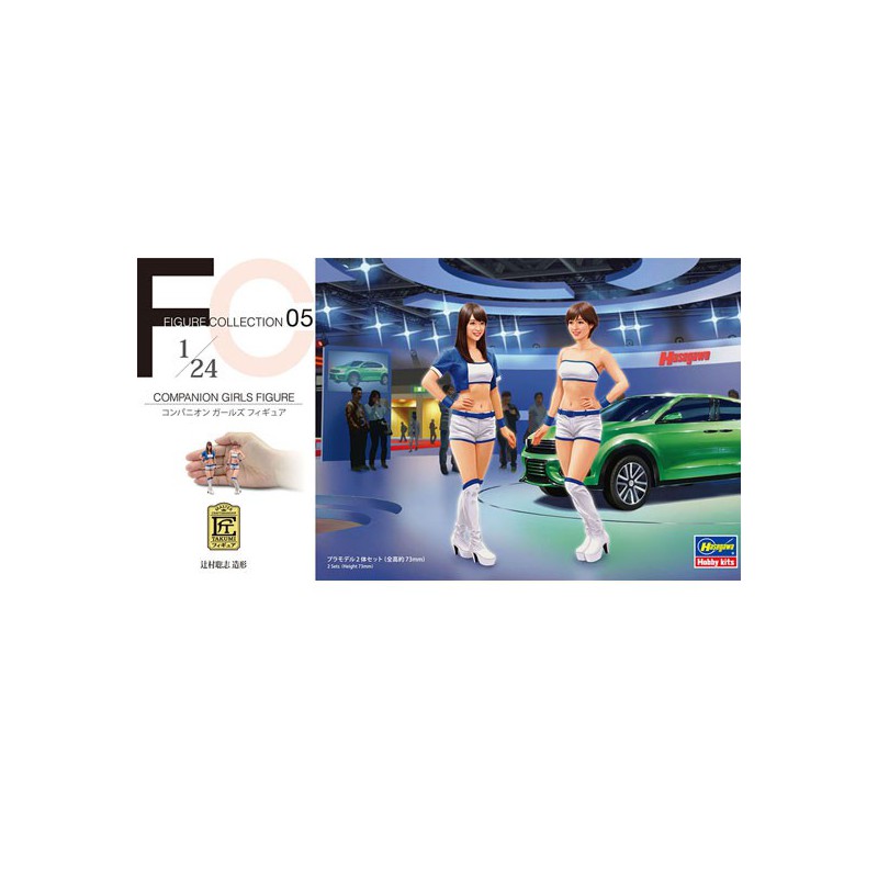 Companion Girls plastic car cover Figure 1/24 | Scientific-MHD