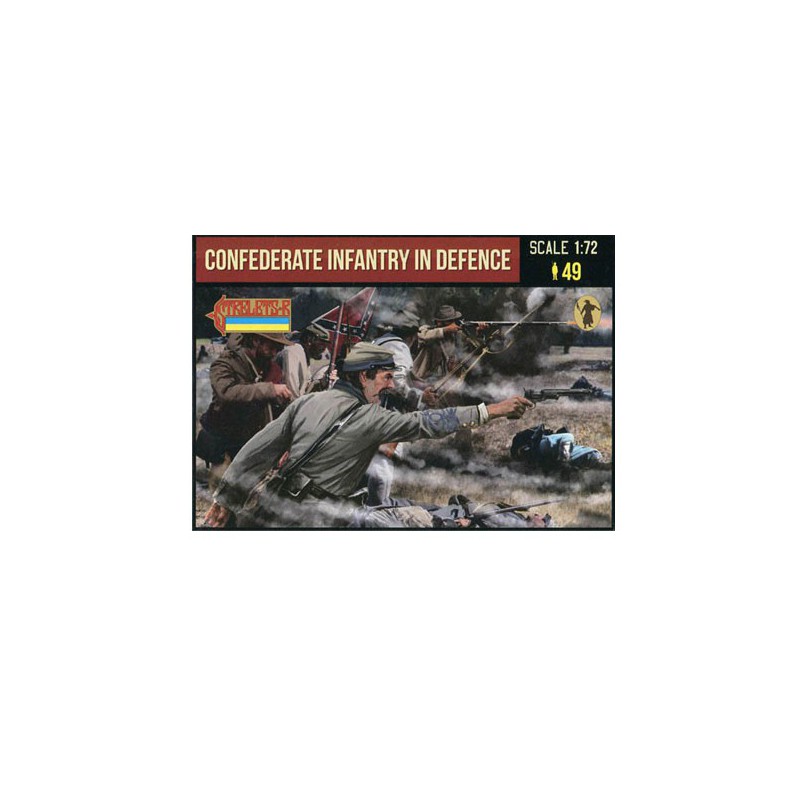 Firing American Civil War Confederates figurine | Scientific-MHD