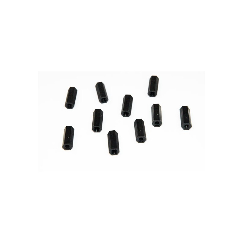 Black Nylon Female/female M3x15 (10PS) | Scientific-MHD