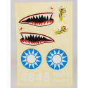 Part for planes P-40 Decal Plate | Scientific-MHD