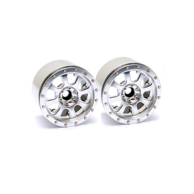 Electric car room 1/10 pair Moab aluminum rims | Scientific-MHD