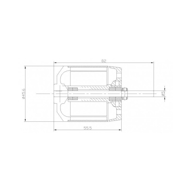 Draft electric motor DM3630 KV650 engine | Scientific-MHD