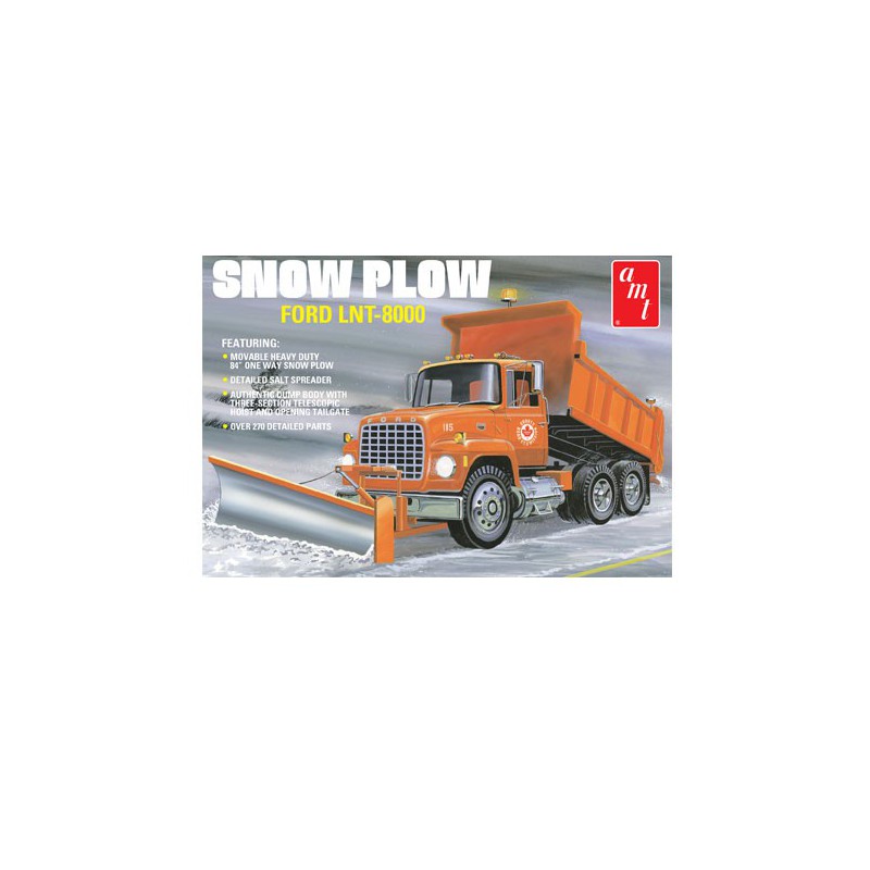 Ford LNT-8000 Snow Plow 1/25 plastic truck model | Scientific-MHD