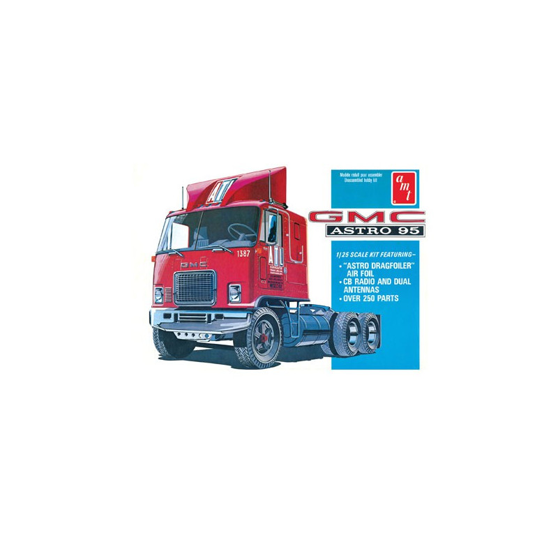 GMC Astro 95 Plastic Truck Model Semi Tractor 1/25 | Scientific-MHD