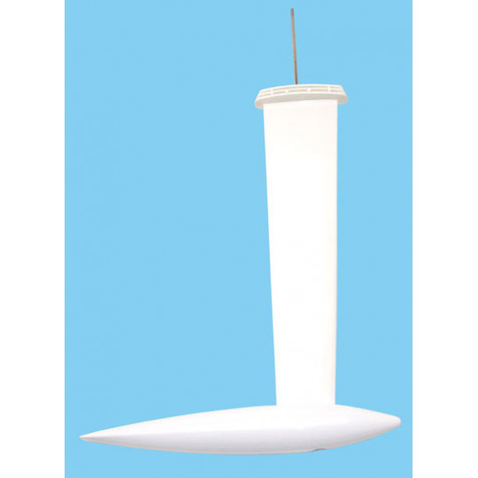 Part for radio -controlled sailboat Focus white keel Part for radio -controlled sailboat Focus white keel | Scientific-MHD
