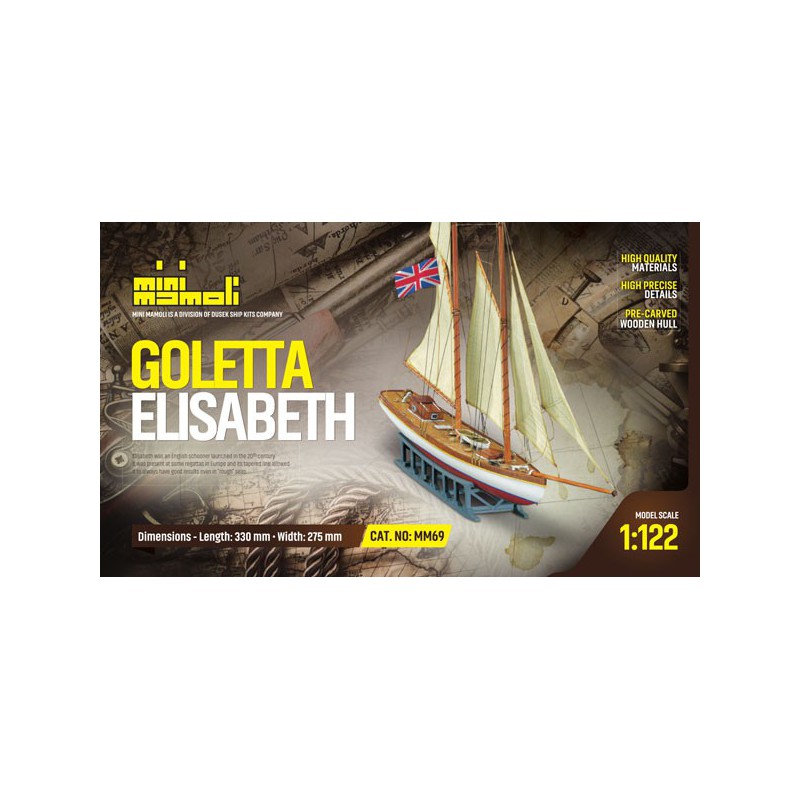 Static boat Goletta Elisabeth | Scientific-MHD