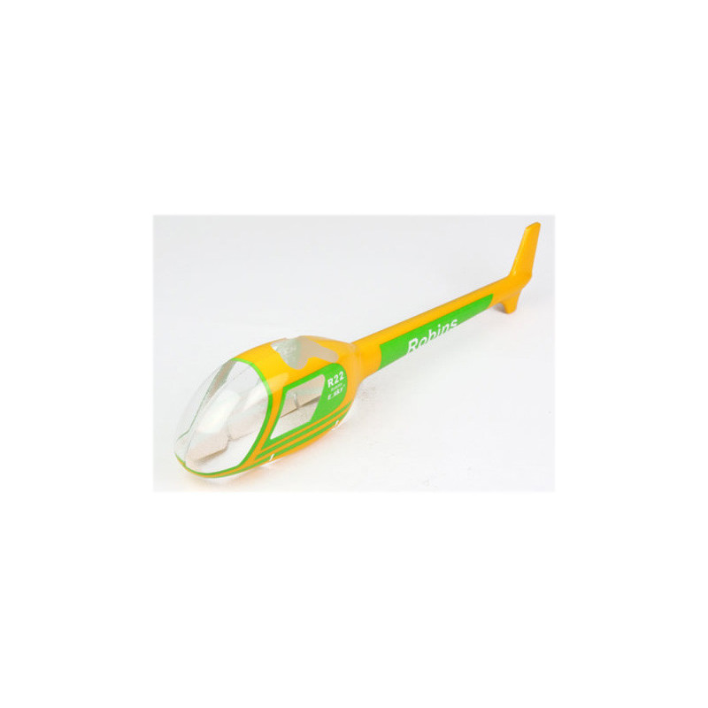 Robinson fuselage orangian green helicopter room | Scientific-MHD