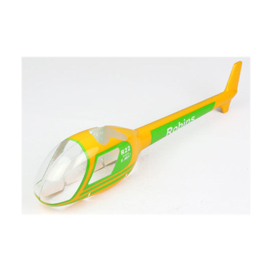 Robinson fuselage orangian green helicopter room | Scientific-MHD