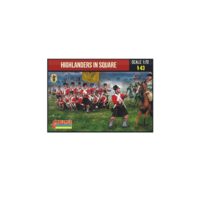Highlanders in Square 1/72 figurine | Scientific-MHD