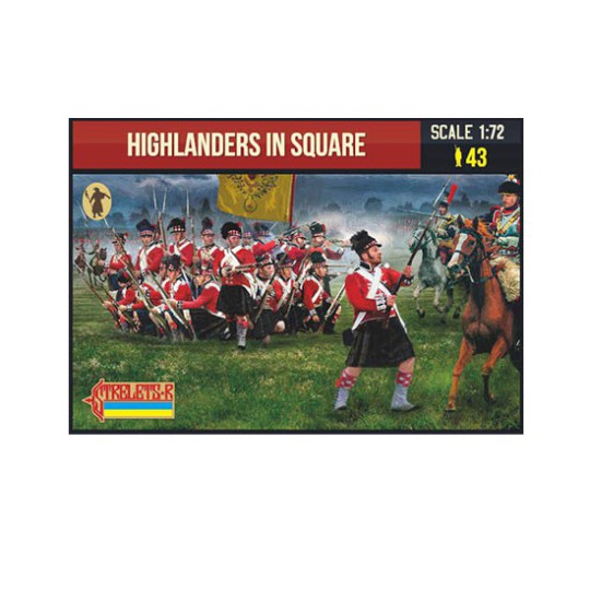 Highlanders in Square 1/72 figurine Highlanders in Square 1/72 figurine | Scientific-MHD