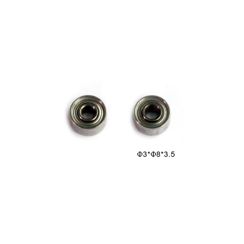 Part for electric helicopter bearings (2 pcs) 3x8x3.5 | Scientific-MHD