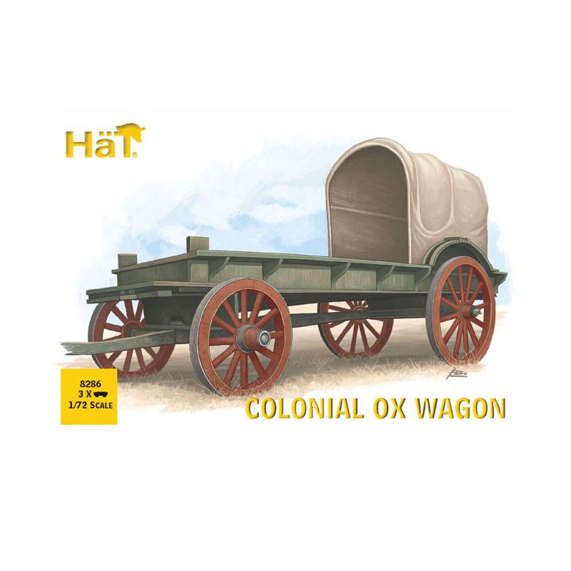Colonial figurine Ox Wagon 1/72 | Scientific-MHD