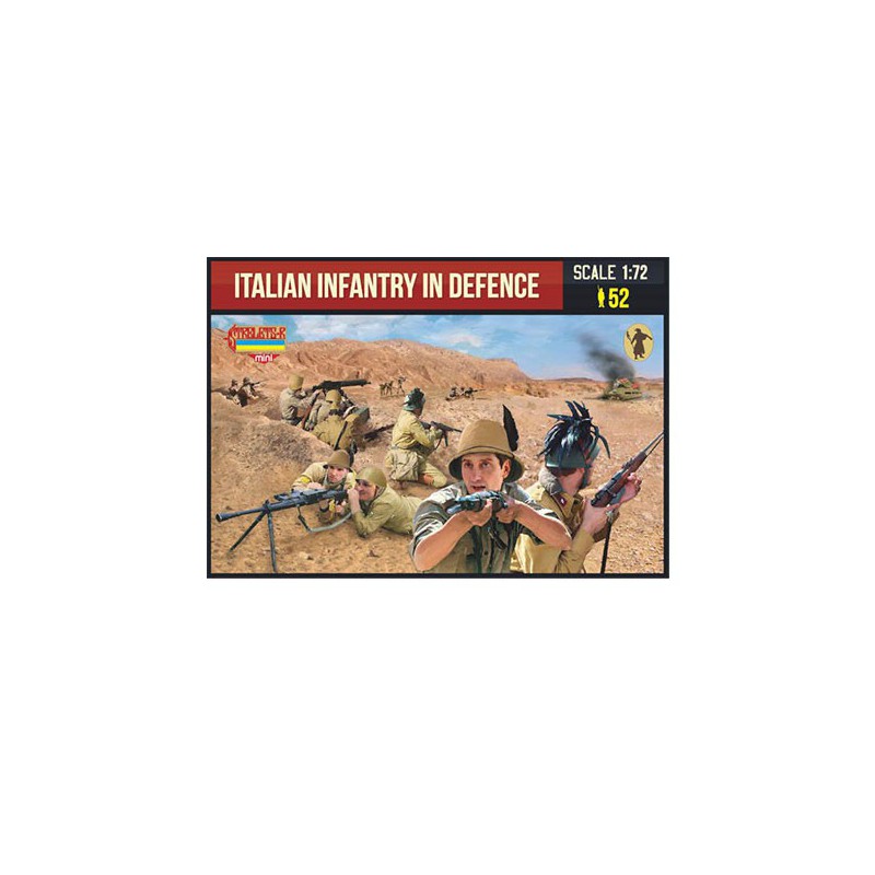 Italian Infantry in defense 1/72 figurine | Scientific-MHD
