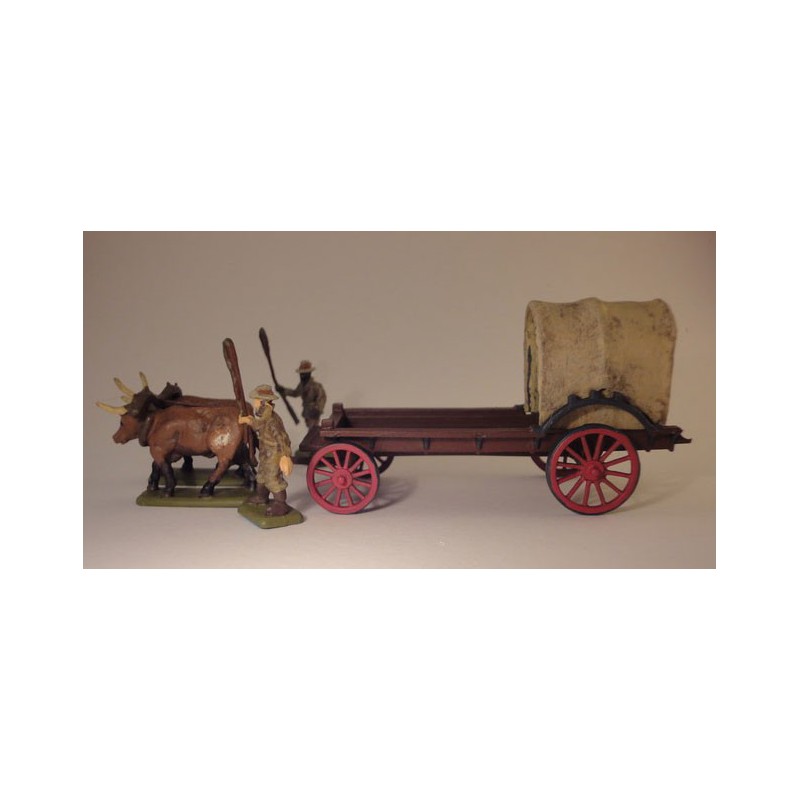 Colonial figurine Ox Wagon 1/72 | Scientific-MHD