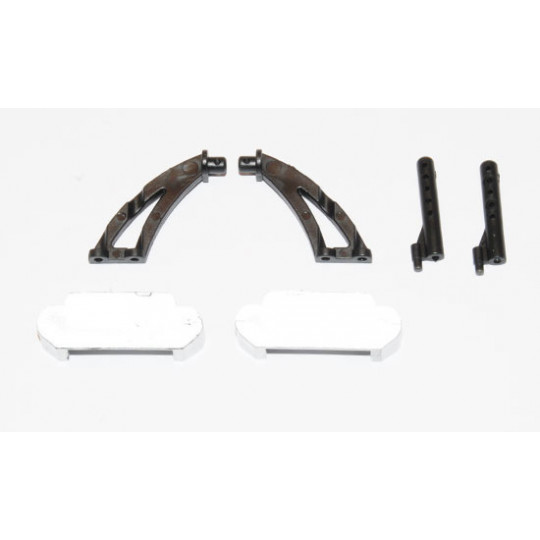 Part for Electric Buggy 1/18 Carro and Aileron supports | Scientific-MHD
