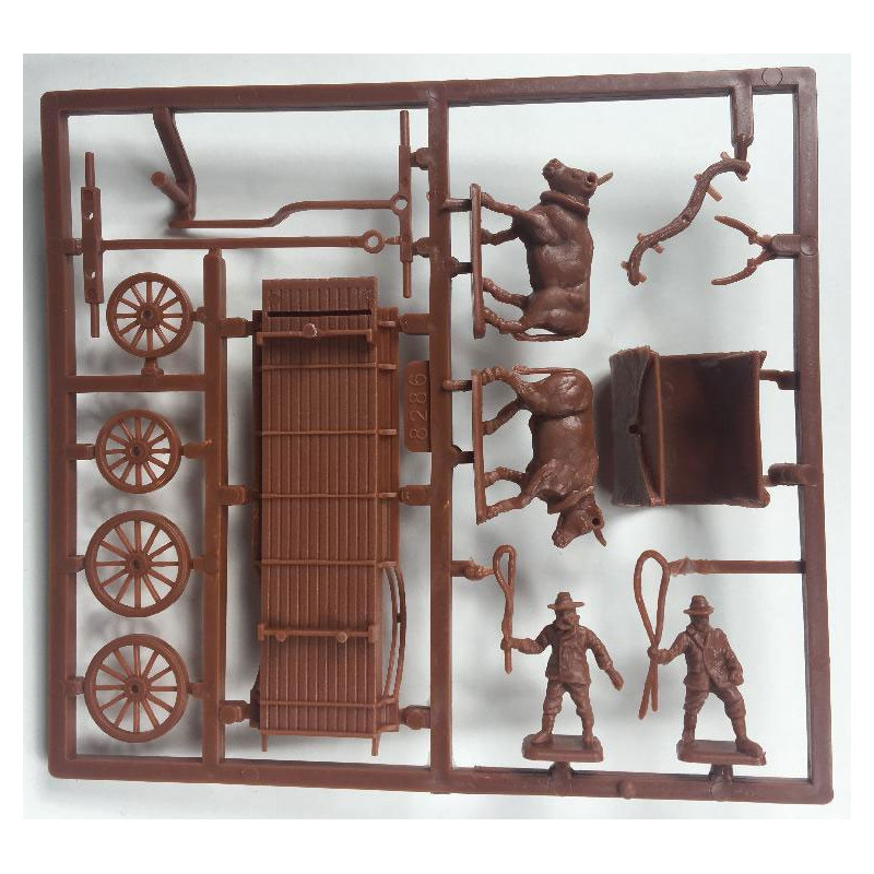 Colonial figurine Ox Wagon 1/72 | Scientific-MHD
