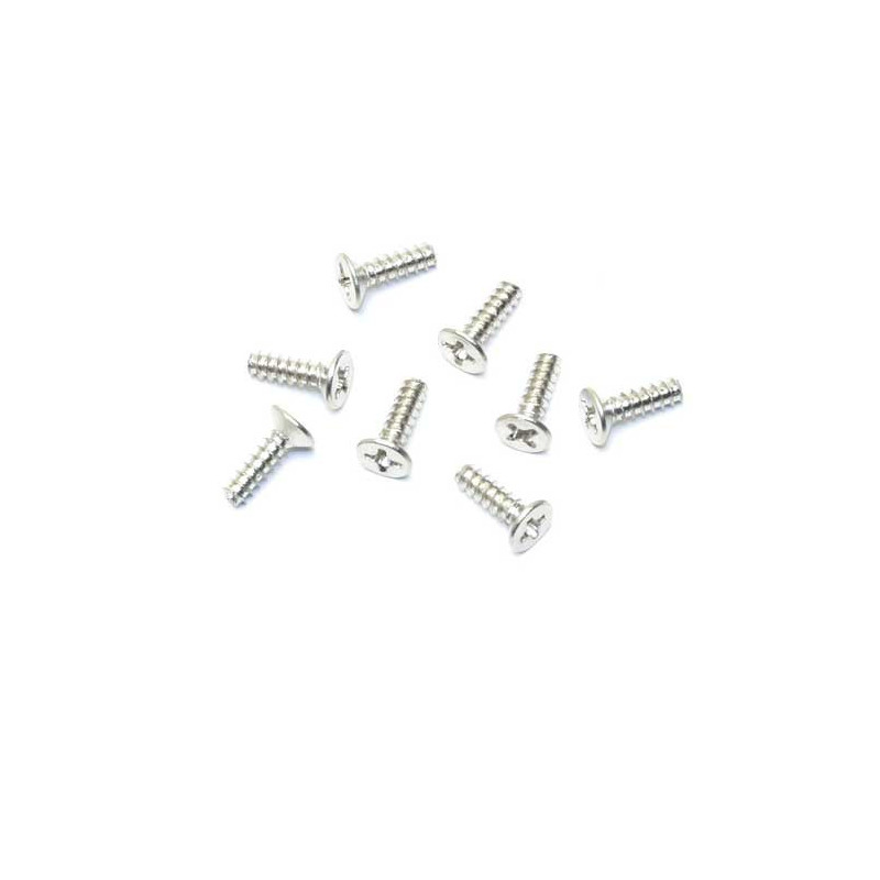 Part for electric car all path 1/10 Auto drill screw 3x10 (8pcs) | Scientific-MHD