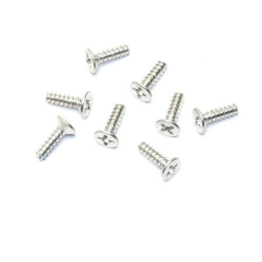 Part for electric car all path 1/10 Auto drill screw 3x10 (8pcs) | Scientific-MHD