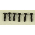 Part for electric car all path 1/10 Auto drill screw 3x10 6 pcs | Scientific-MHD