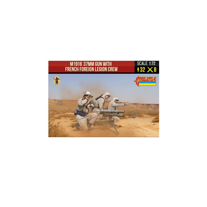 French foreign legion figurine + Canon M1916 37mm | Scientific-MHD