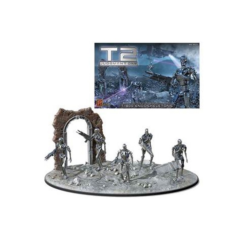 Plastic science fiction model T-800 Endoskeleton Chrome 1/32 | Scientific-MHD