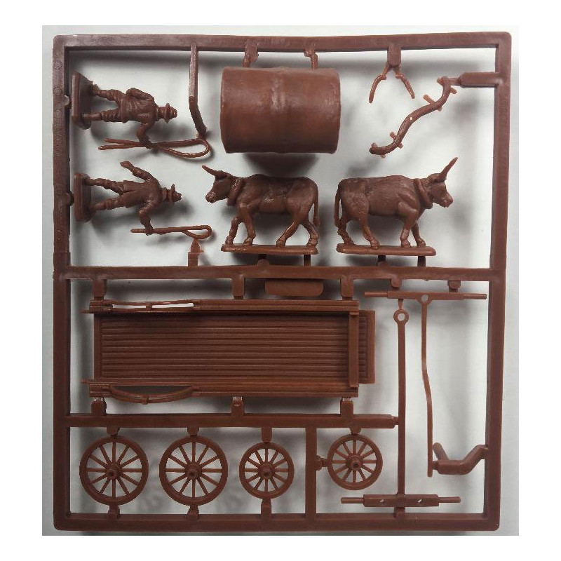 Colonial figurine Ox Wagon 1/72 | Scientific-MHD