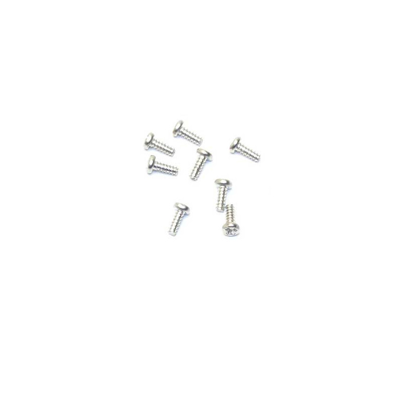 Part for electric car all path 1/10 Parker screw 2x5 8pcs | Scientific-MHD