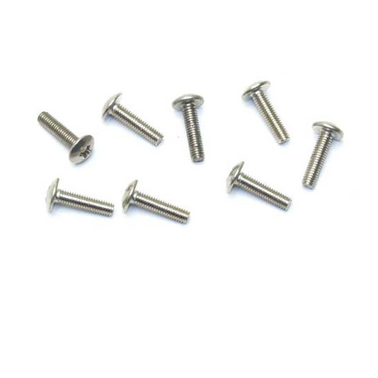 Part for electric car all path 1/10 M3X12 curved head screw (8pcs) | Scientific-MHD