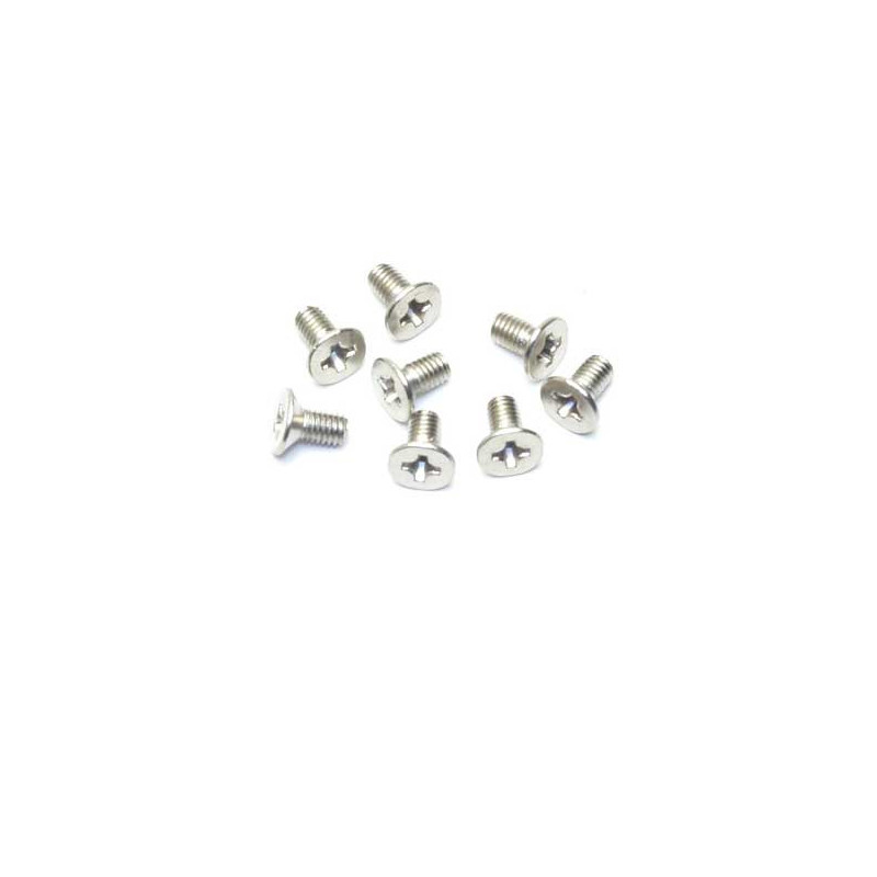 Part for electric car all path 1/10 Hexagonal head screw m3x6 8 pcs | Scientific-MHD