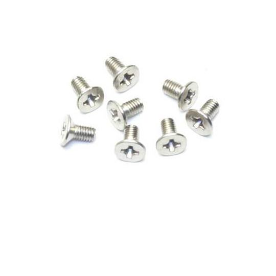 Part for electric car all path 1/10 Hexagonal head screw m3x6 8 pcs | Scientific-MHD