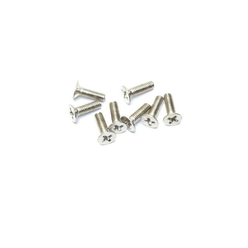 Part for electric car all path 1/10 Hexagonal head screw m3x8 8 pcs | Scientific-MHD