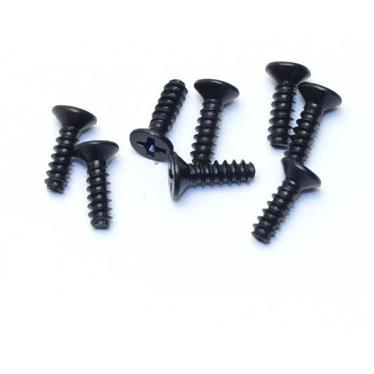 Part for electric car all path 1/10 flat head screw 3x10 (8 pcs) | Scientific-MHD