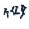 Part for electric car all path 1/10 flat head screw 3x10 (8 pcs) | Scientific-MHD