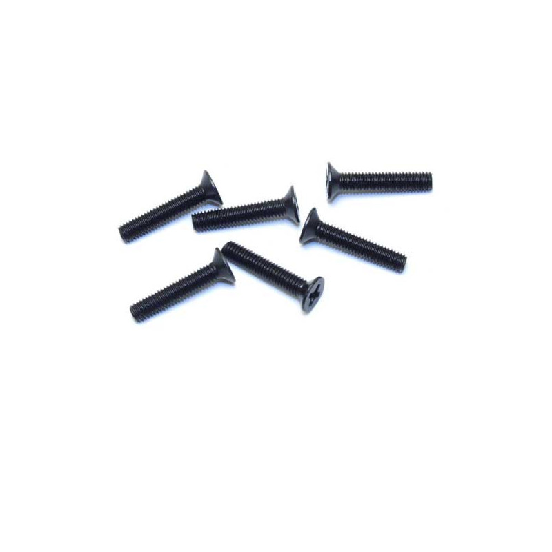 Part for electric car all path 1/10 flat head screw 3x18 (8 pcs) | Scientific-MHD