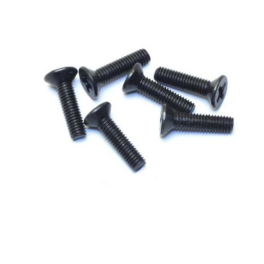 Part for electric car all path 1/10 flat head screw m3x10 (6 pcs) | Scientific-MHD