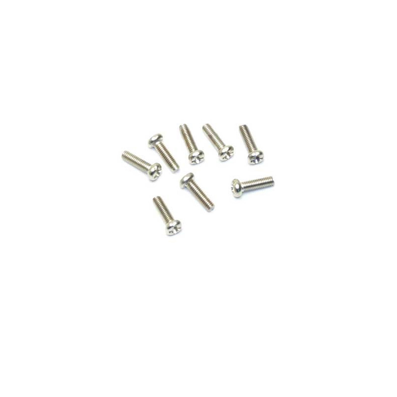 Part for electric car all path 1/10 flat head screw m3x10 8pccs | Scientific-MHD
