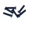 Electric car room all path 1/10 flat head screw m3x14 (6pcs) | Scientific-MHD