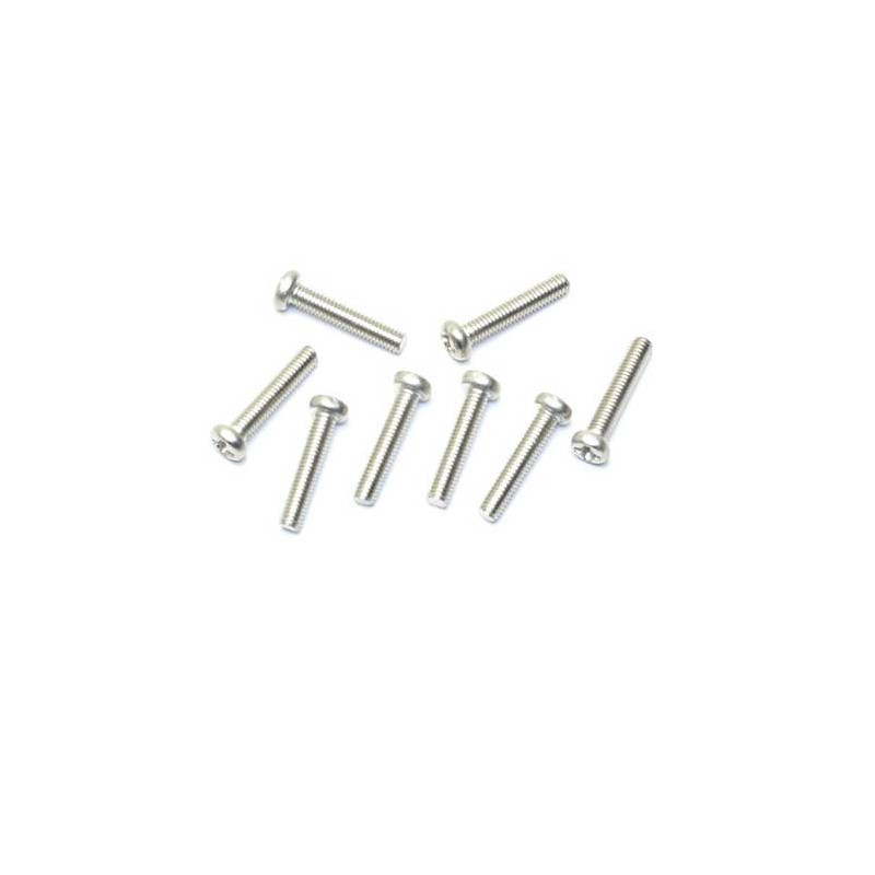 Part for electric car all path 1/10 flat head screw m3x15 8pcs | Scientific-MHD