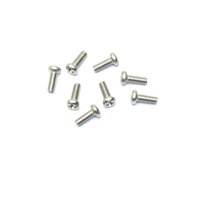 Electric car room all path 1/10 flat head screw m3x8 8pcs | Scientific-MHD