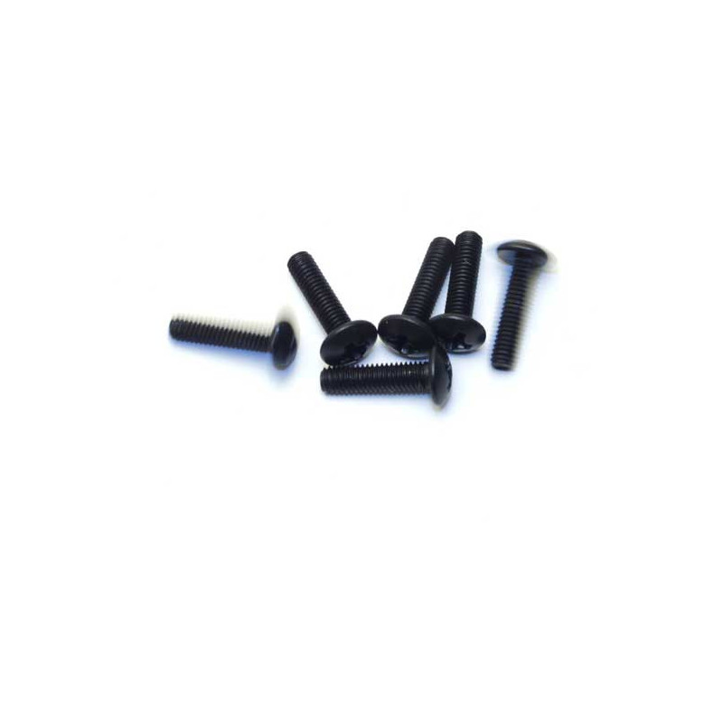 Part for electric car all path 1/10 round head screw m3x12 (6 pcs) | Scientific-MHD