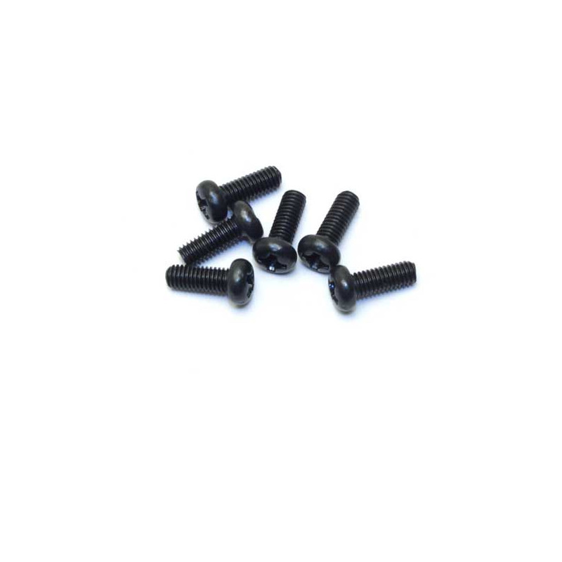 Part for electric car all path 1/10 round head screw m3x8 (6 pcs) | Scientific-MHD