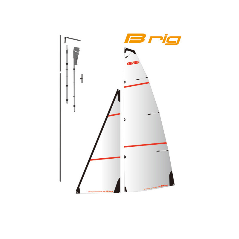 Part for radio -controlled sailbox sails B in mylar for DF65 V6 | Scientific-MHD