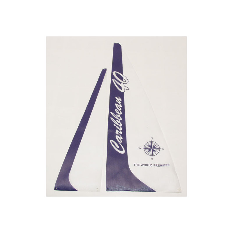 Radio sailboard room Caribbean blue sails | Scientific-MHD