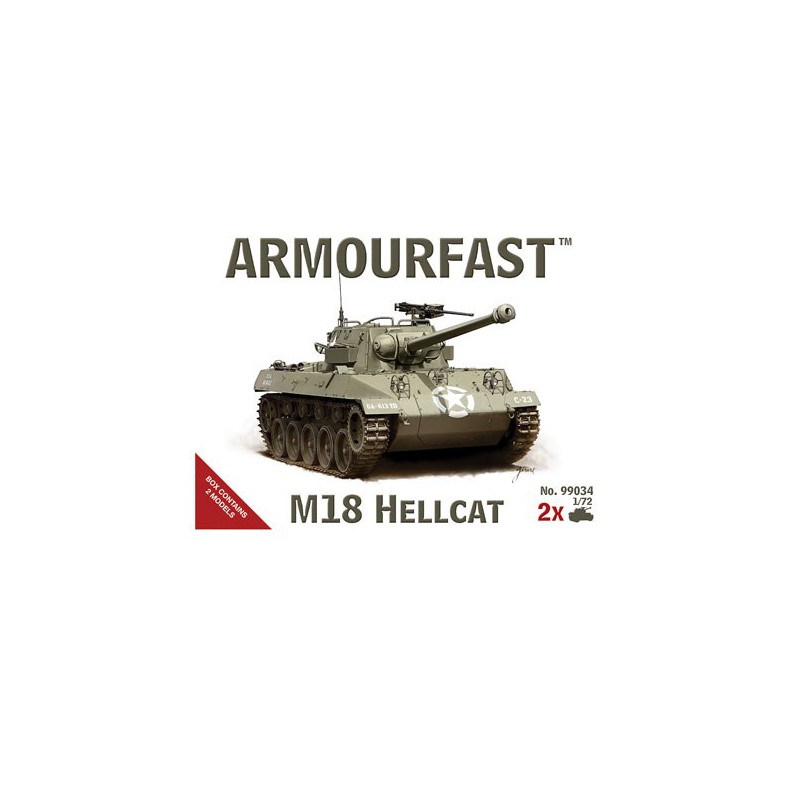 M18 Hellcat plastic tank model at 1/72 | Scientific-MHD