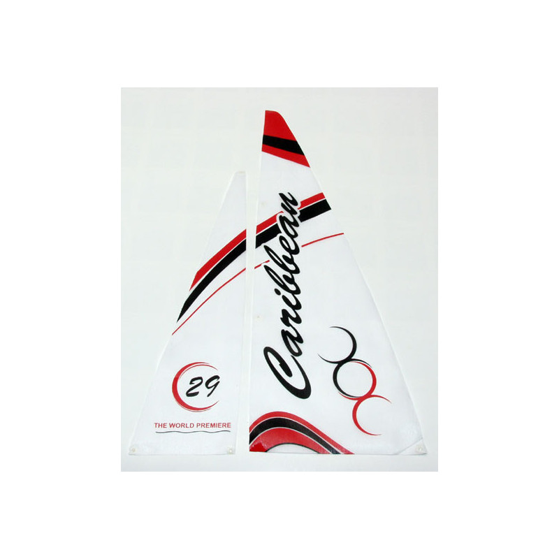 Piece for RC boats Red Voiles Carrib | Scientific-MHD