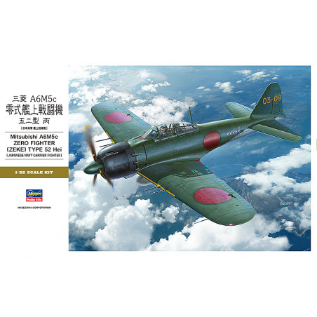 Maquette plastique Mitsubishi A6M5c Zero Fighter (ZEKE) TYPE 52 Hei 1:48 ST34 | Scientific-MHD Maquette plastique Mitsubishi A6M5c Zero Fighter (ZEKE) TYPE 52 Hei 1:48 ST34 | Scientific-MHD