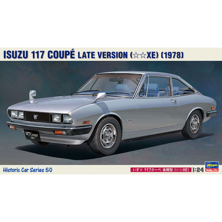 Maquette de voiture en plastique Isuzu 117 Coupé dernière version 1:24 HC50 | Scientific-MHD
